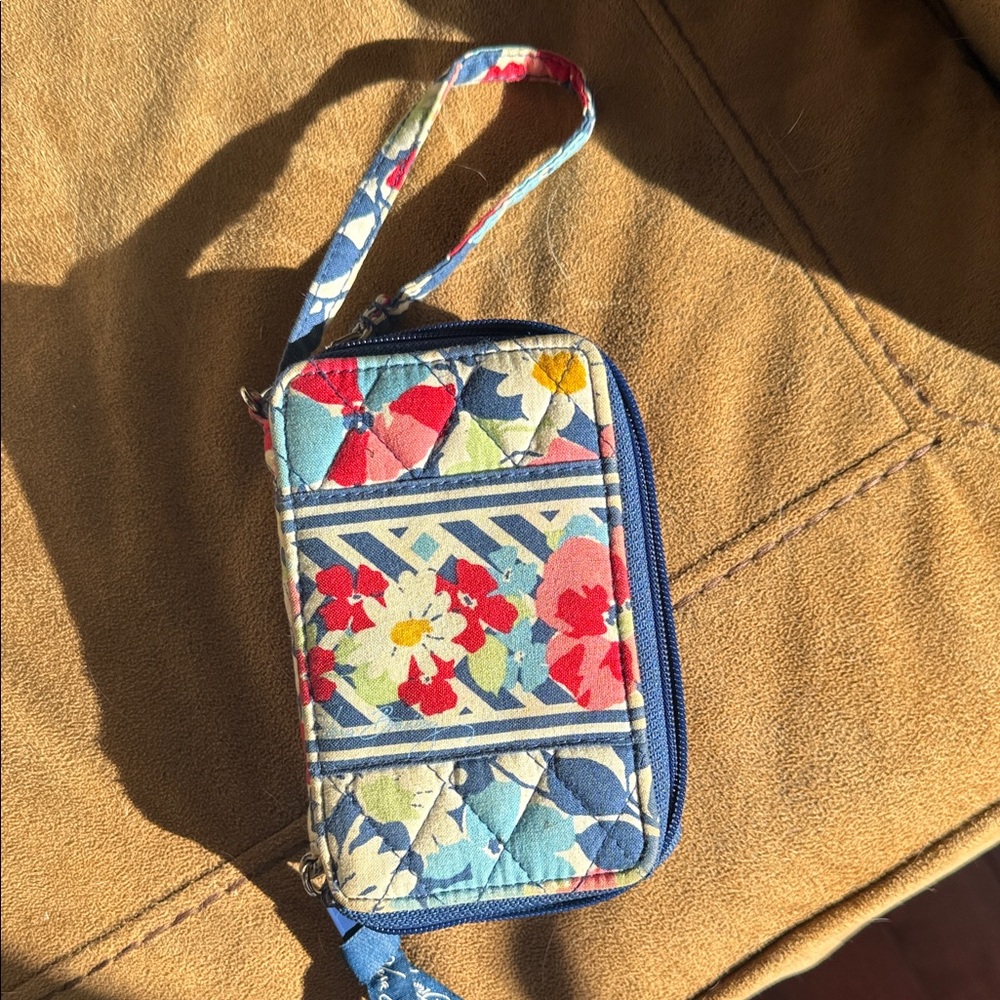 Floral vera bradley Quilted Wristlet
